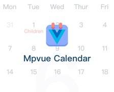 Mpvue Calendar - 一款基于 Vue 3的开源日历组件，功能丰富，支持多种模式和手势滑动