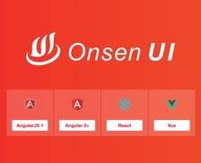 OnsenUI - 专为混合开发/手机 web 应用打造的开源移动端 UI 组件库