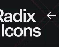 Radix Icons - 一组优雅细腻的免费开源线性图标库