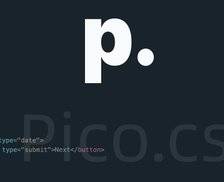 Pico.css - 简单优雅的纯 CSS 开源 UI 框架，用原始的 HTML 元素标签来做界面