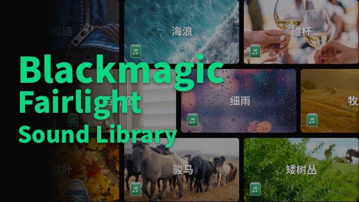 Blackmagic Fairlight Sound Library