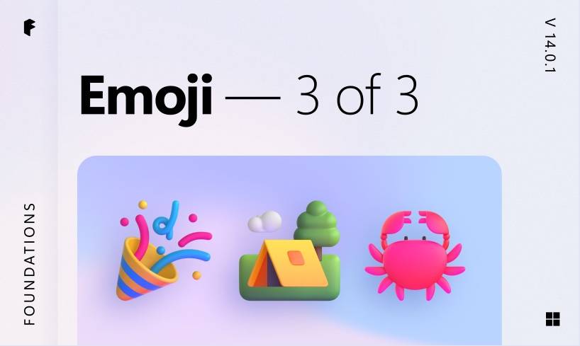 fluent emoji figma 资源