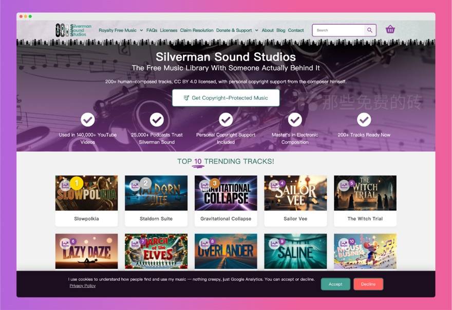 Silverman Sound Studios 官网截图